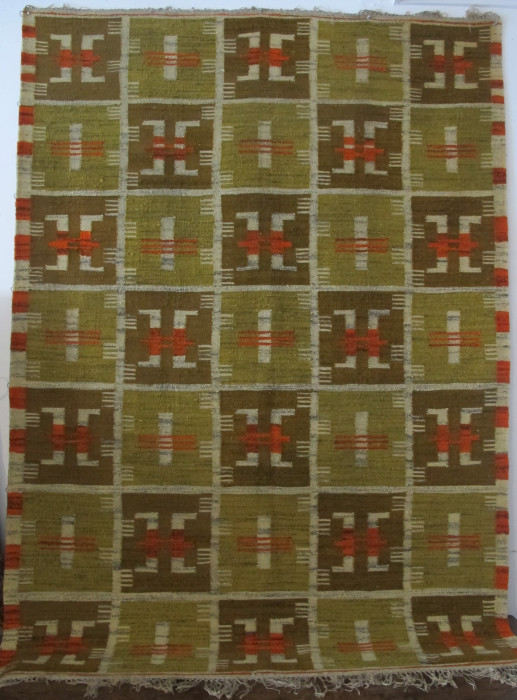 Mid-Century Polish Wool Tapestry 